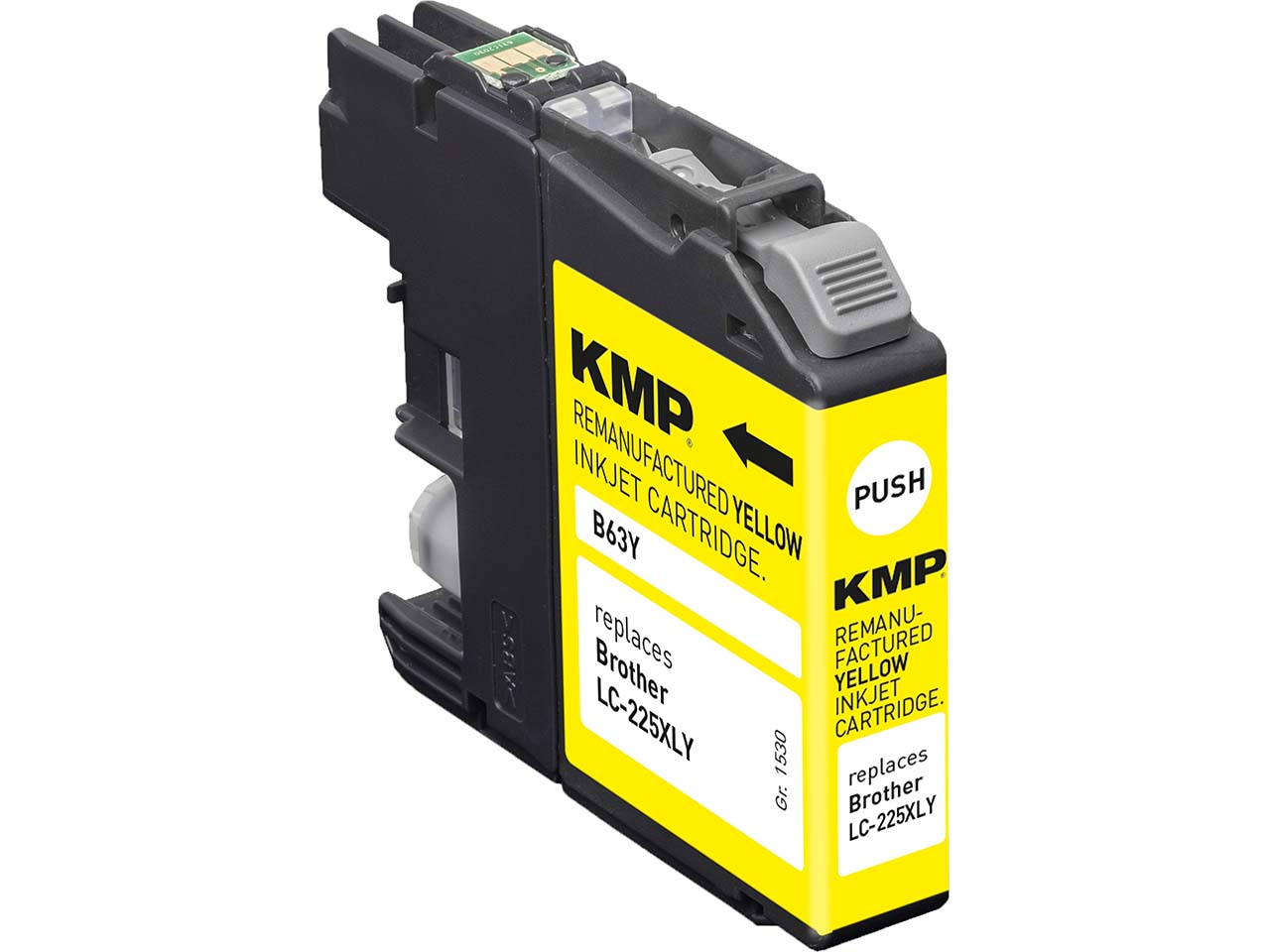 KMP Tintenpatrone ersetzt Brother LC225XLY gelb