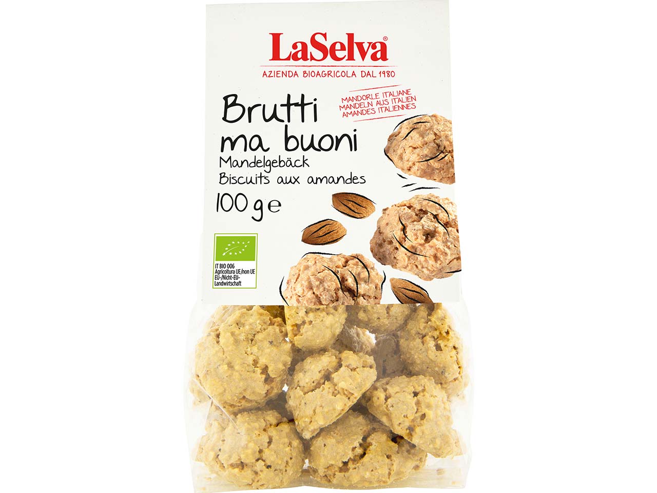 LaSelva Bio-Mandelgebäck "Brutti ma buoni", 100 g