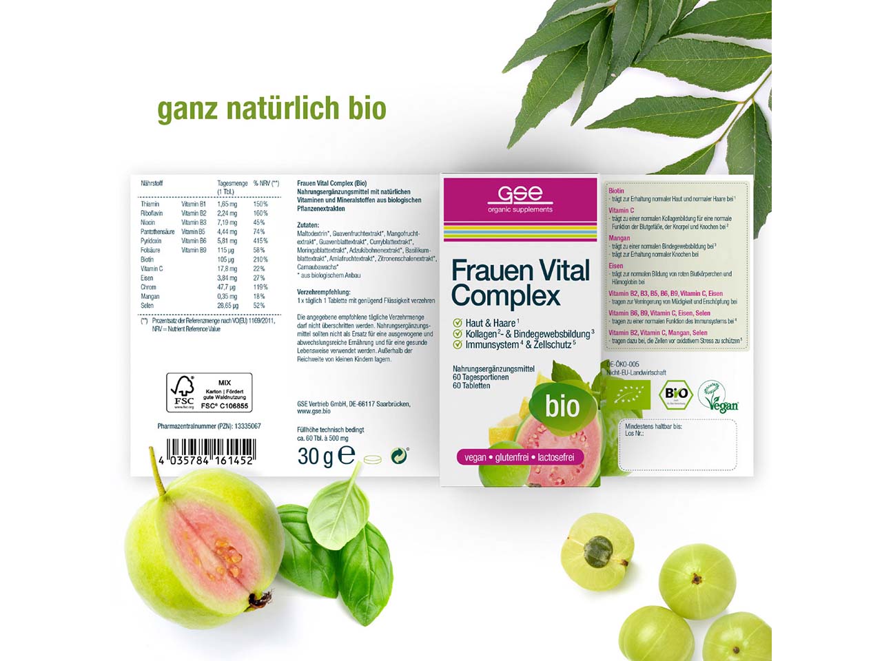 GSE Bio-Tabletten "Frauen Vital Complex", 60 Stück