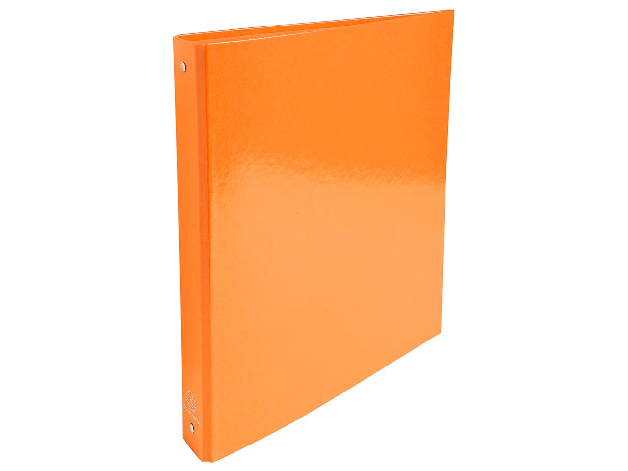 10 Exacompta Ringbücher "Iderama" aus kaschiertem Karton, DIN A4, 4 Ringe, orange