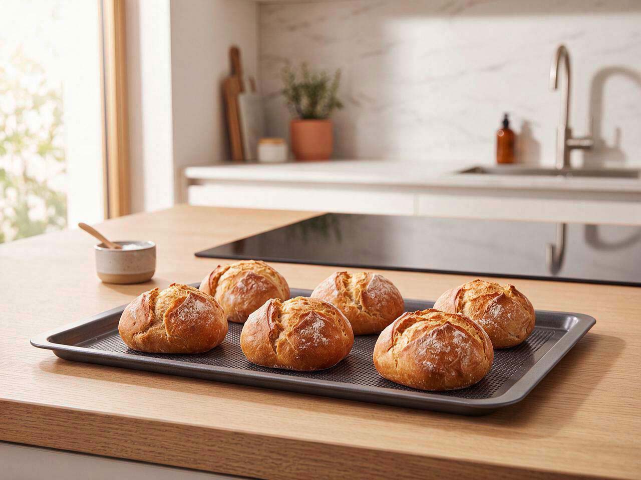 Herzberger Bio-Rosenbrötchen, zum Aufbacken, 6er-Pack, 450 g