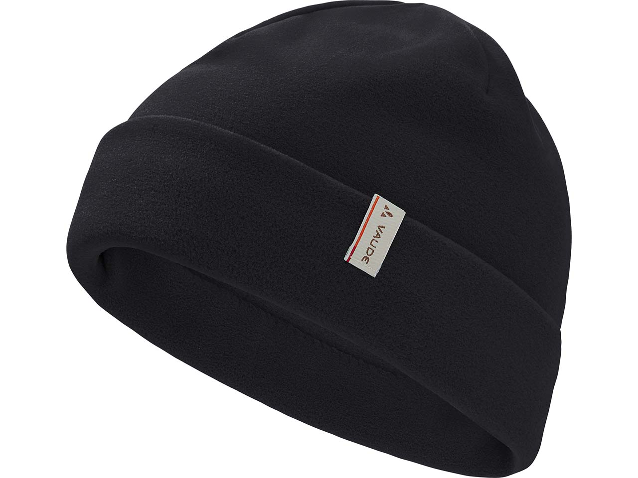 VAUDE Beanie Mütze "Fleece" mit individuell umschlagbarer Krempe, black