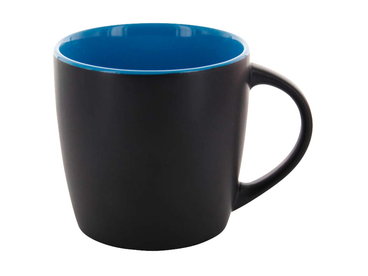 Keramiktasse "ENNIA" mattschwarz/blau