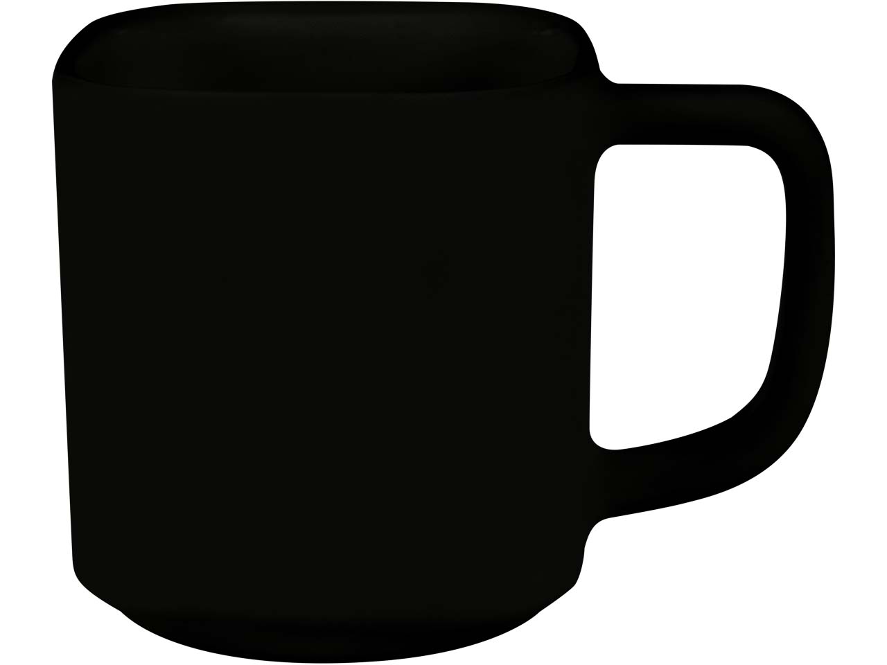 Keramiktasse "Oxford" 290 ml, black