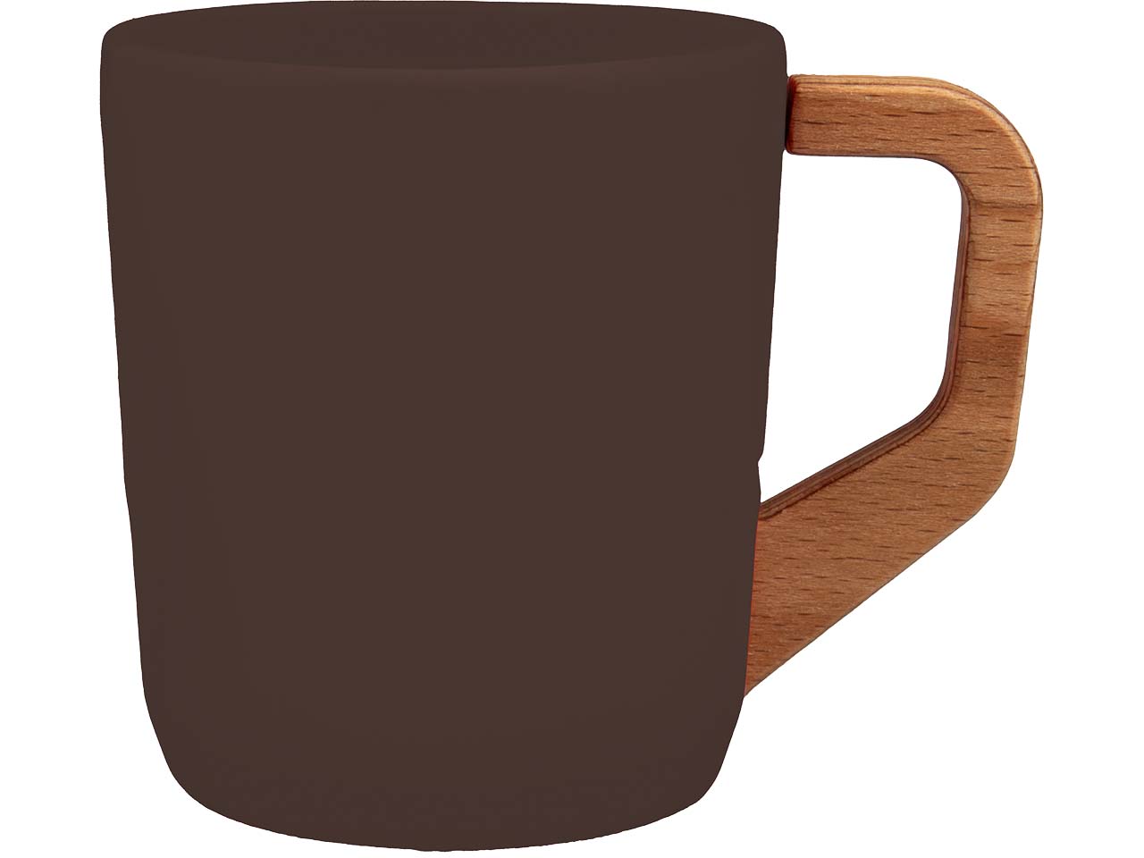 Keramiktasse "Woody" 330 ml, brown