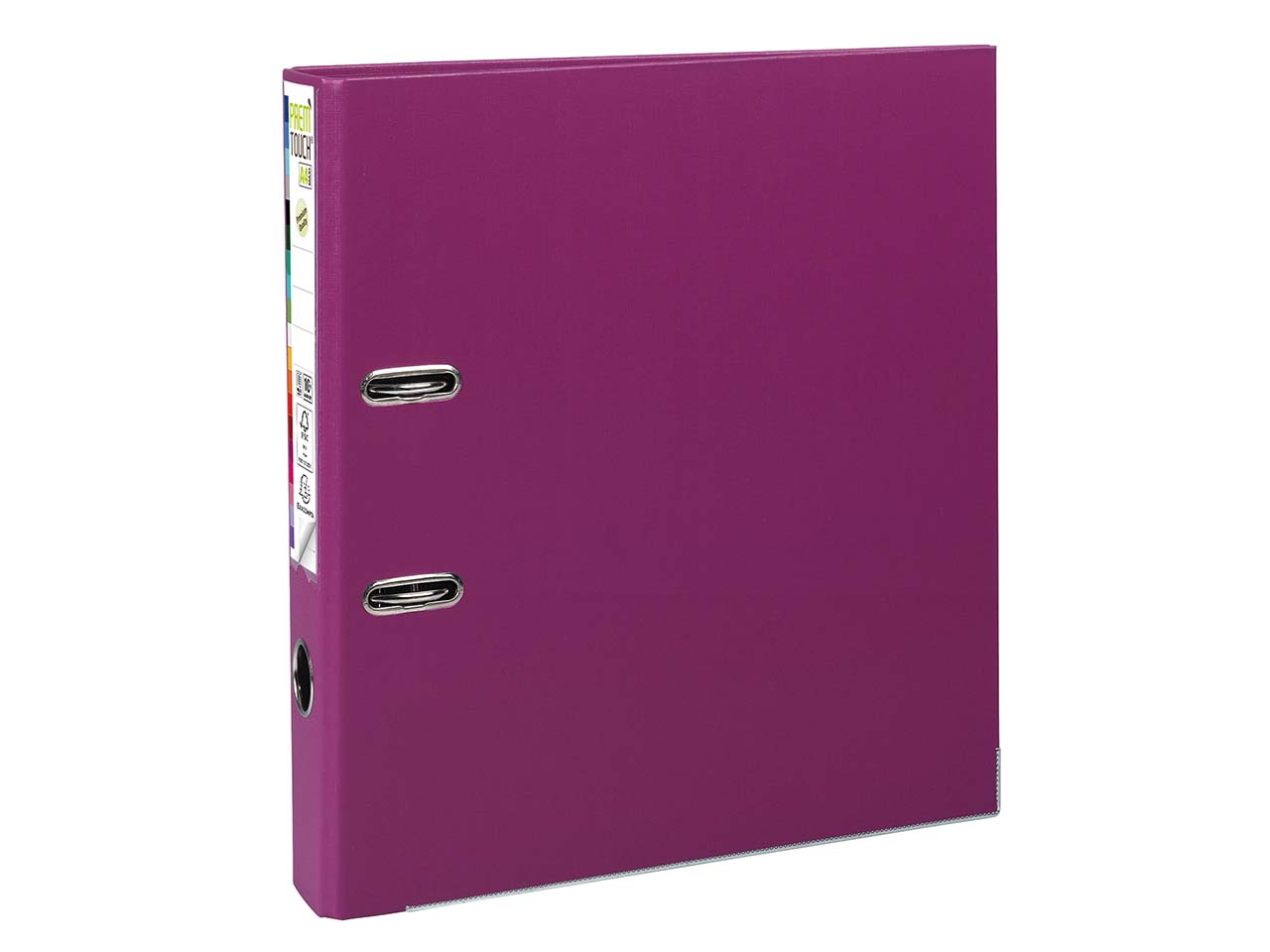 10 Exacompta Premium-Ordner "Prem'Touch", DIN A4 Maxi, fuchsia, RB 50 mm