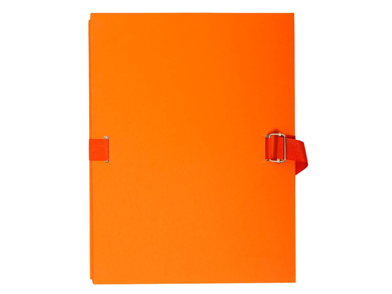 10 Exacompta Dokumentenmappen, DIN A4, Schnallenverschluss, orange