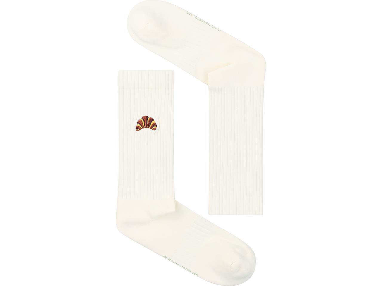 GREENBOMB Bio-Tennissocken 'Croissant', ecru, Gr. 37/40
