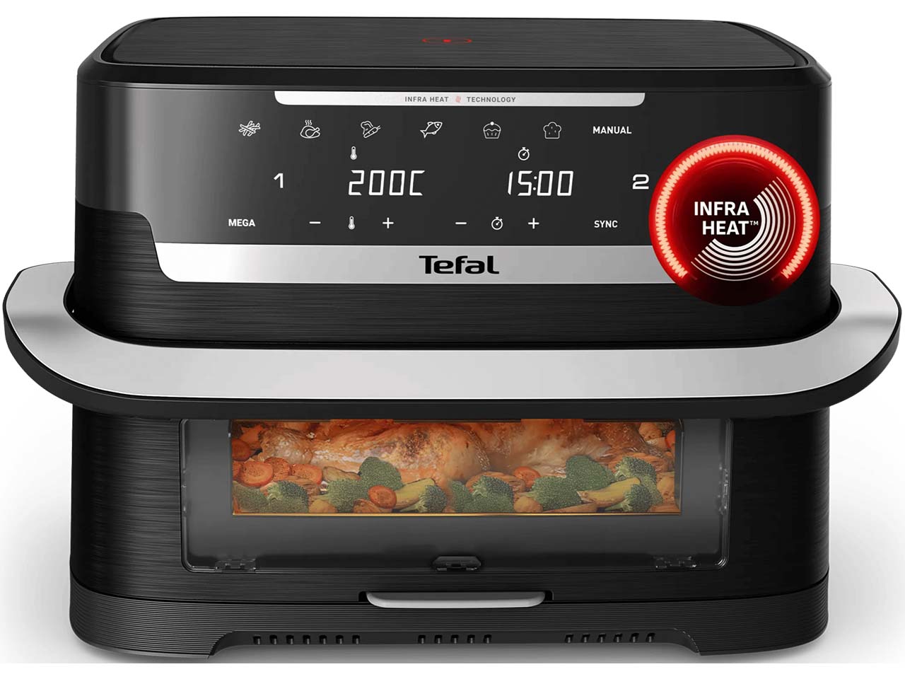 TEFAL Infrarot-Heißluftfritteuse "EASY FRY FLEX INFRARED" 9 l