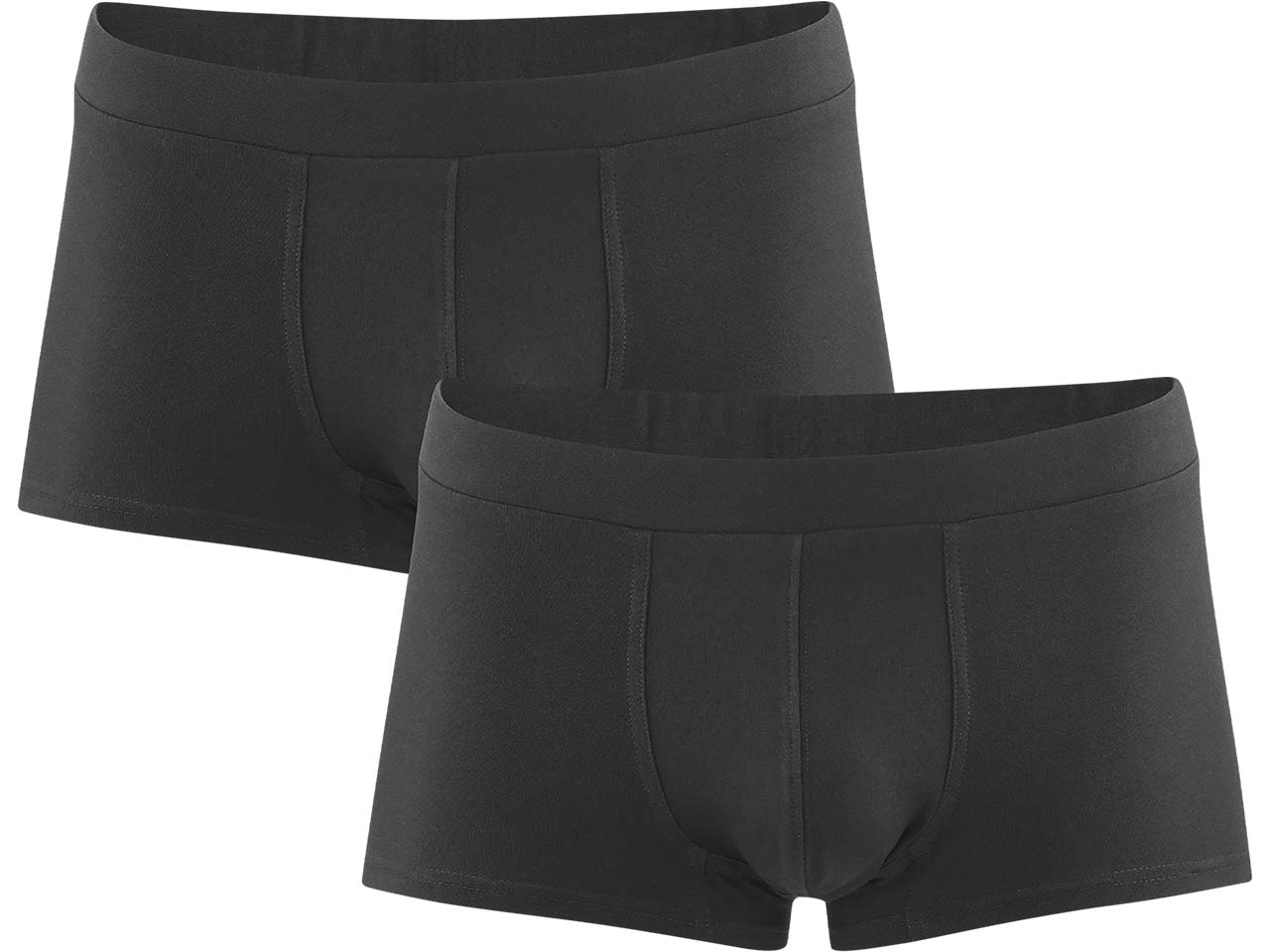 Living Crafts 2er-Pack Bio-Herren-Pants "Farell" schwarz, Gr. L