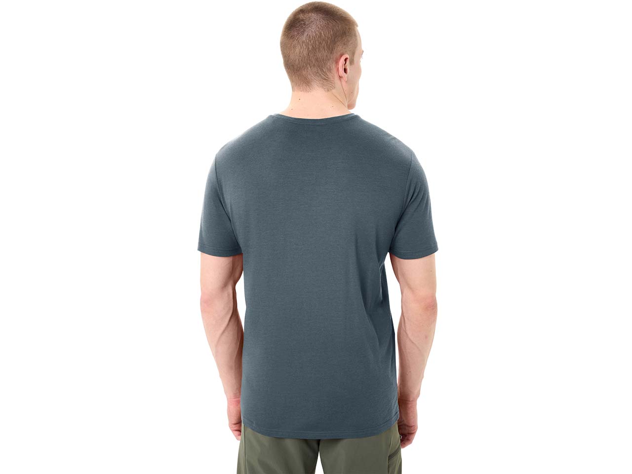 VAUDE Herren-T-Shirt "Essential Wool" mit 90 % Merinowolle, heron, Gr. XXL