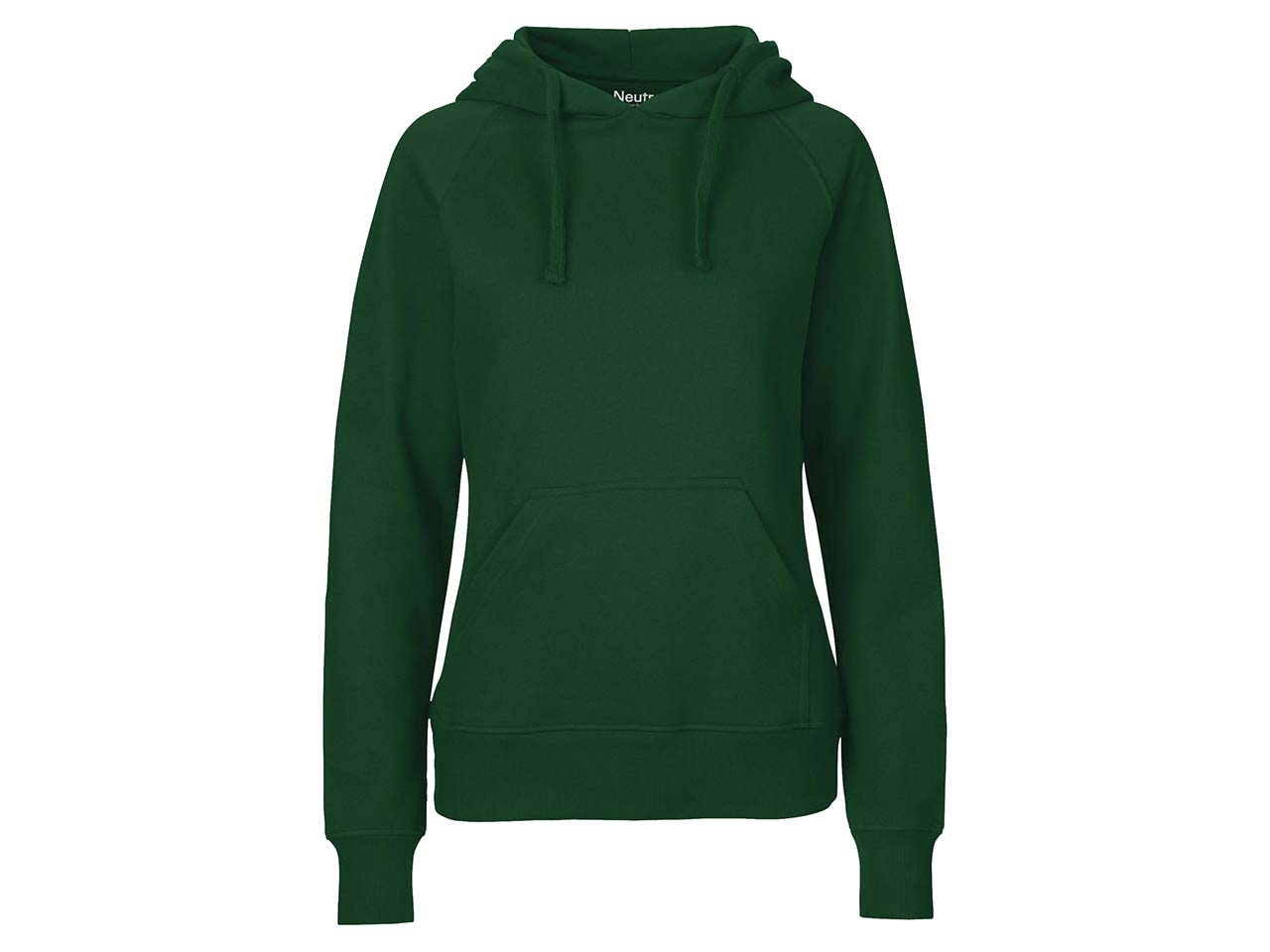 Neutral Bio-Damen-Hoodie bottle green, Gr. XL
