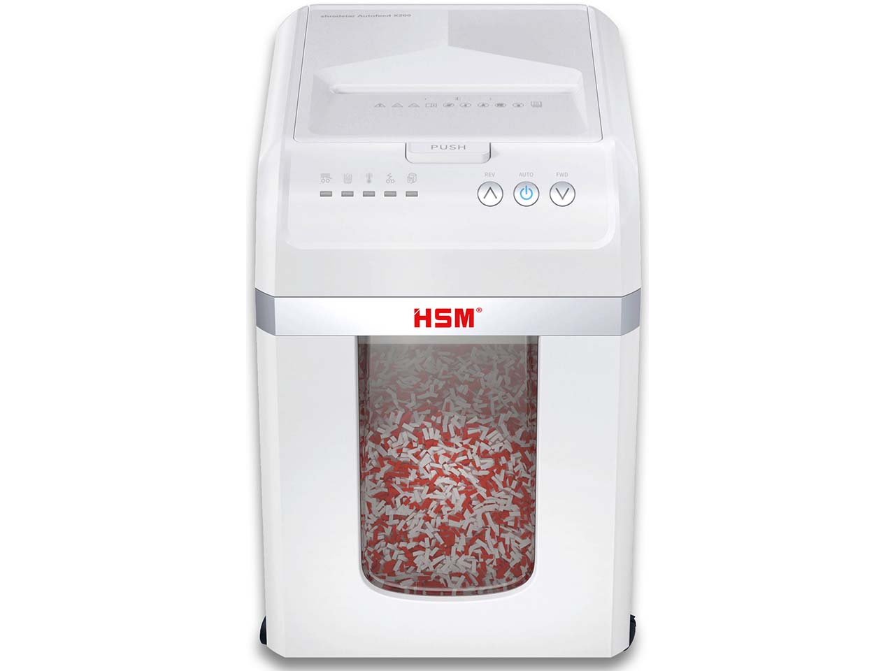 HSM Aktenvernichter "shredstar X200" Partikelschnitt, 4 x 12 mm, P-4/T-4/E-3