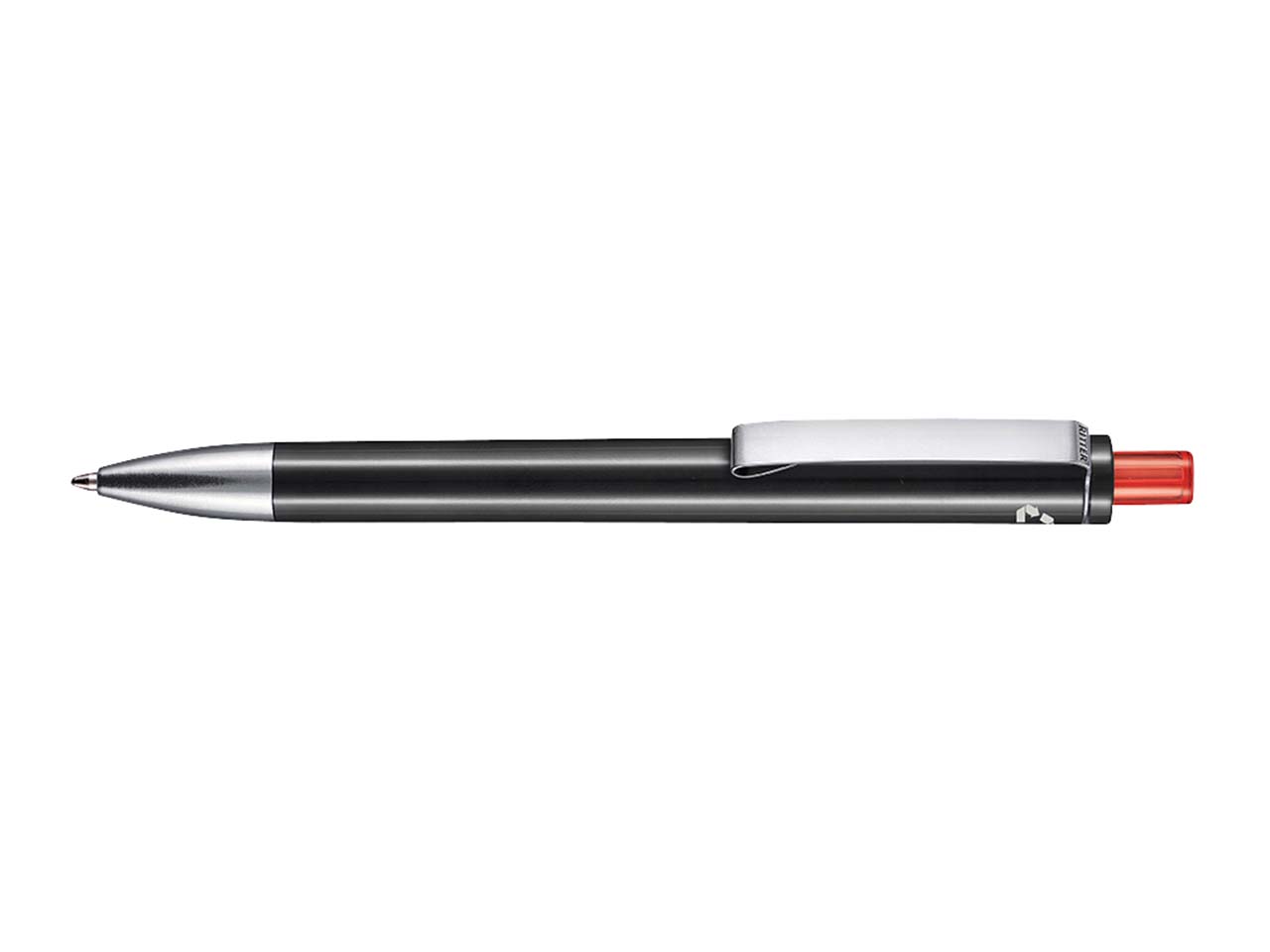 RITTER PEN Kugelschreiber 'EXOS RECYCLED' schwarz recycled/feuerrot