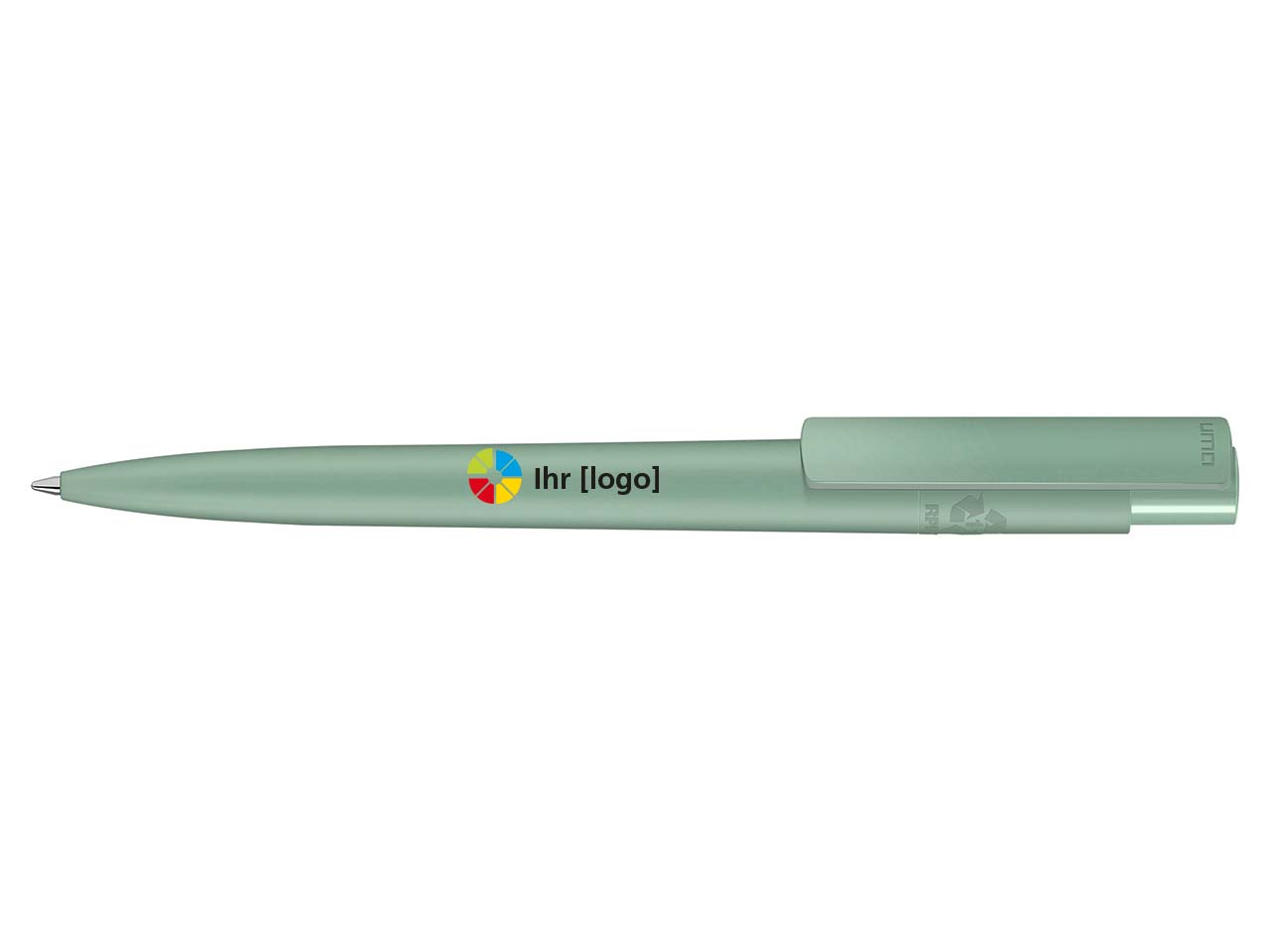 uma Kugelschreiber 'recycled PET PEN PRO F OCEAN' hellgrün