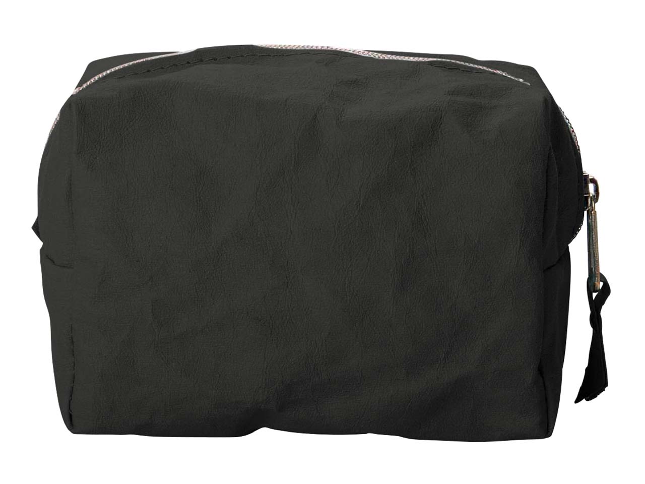 Kosmetiktasche 'Polly' aus Papyr, black