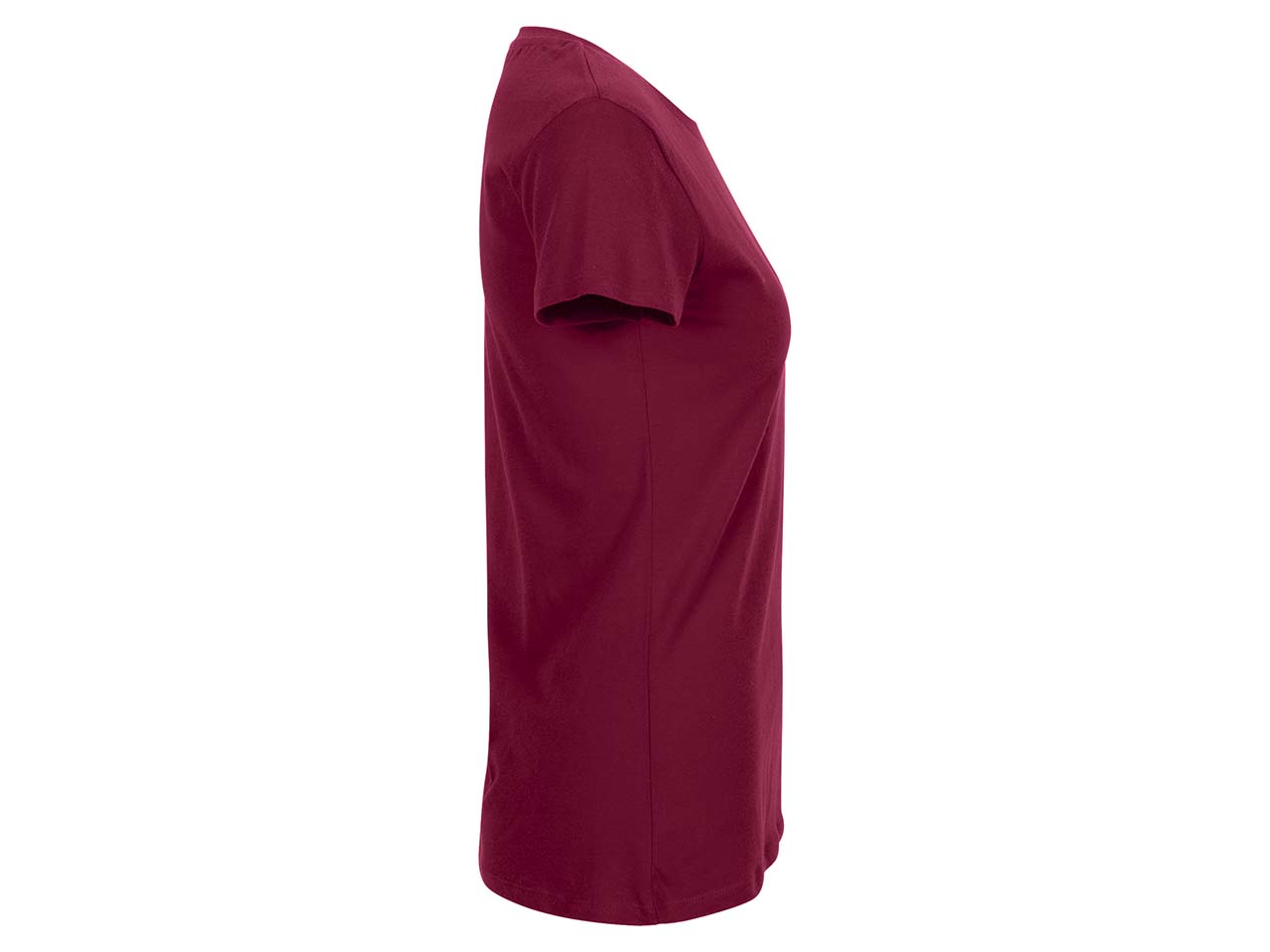 Neutral Bio-Damen-T-Shirt mit Rundhalsausschnitt bordeaux, Gr. XL