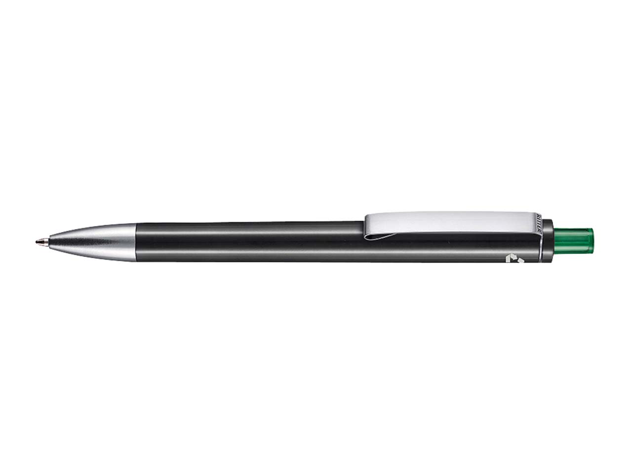 RITTER PEN Kugelschreiber 'EXOS RECYCLED' schwarz recycled/limonengrün