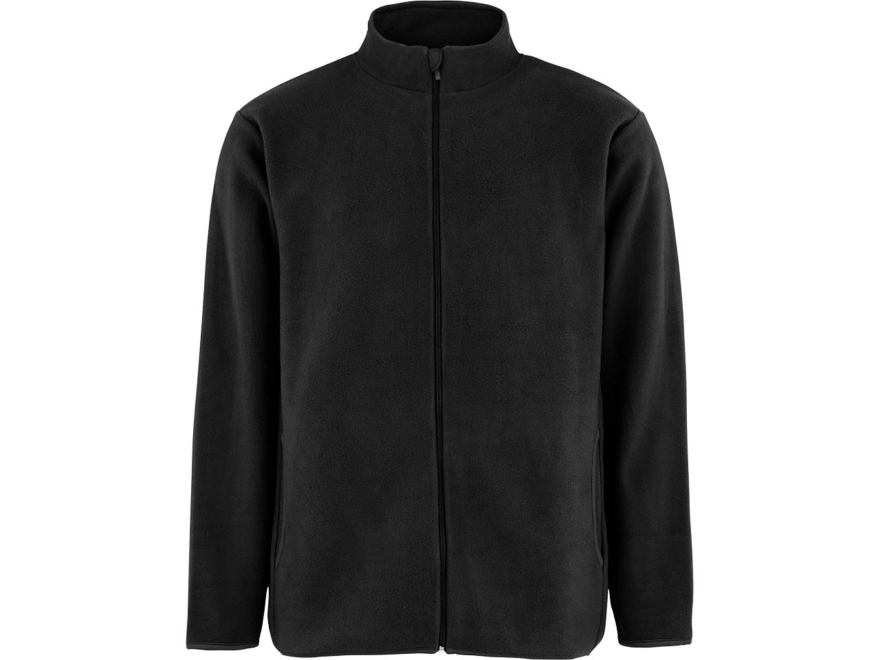 Neutral Unisex Fleecejacke aus recyceltem PE, schwarz, Gr. 3XL