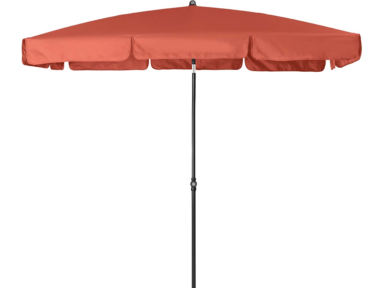 doppler Sonnenschirm "SUNLINE NEO WATERPROOF" 225 x 120 cm, mit Tasche, terracotta