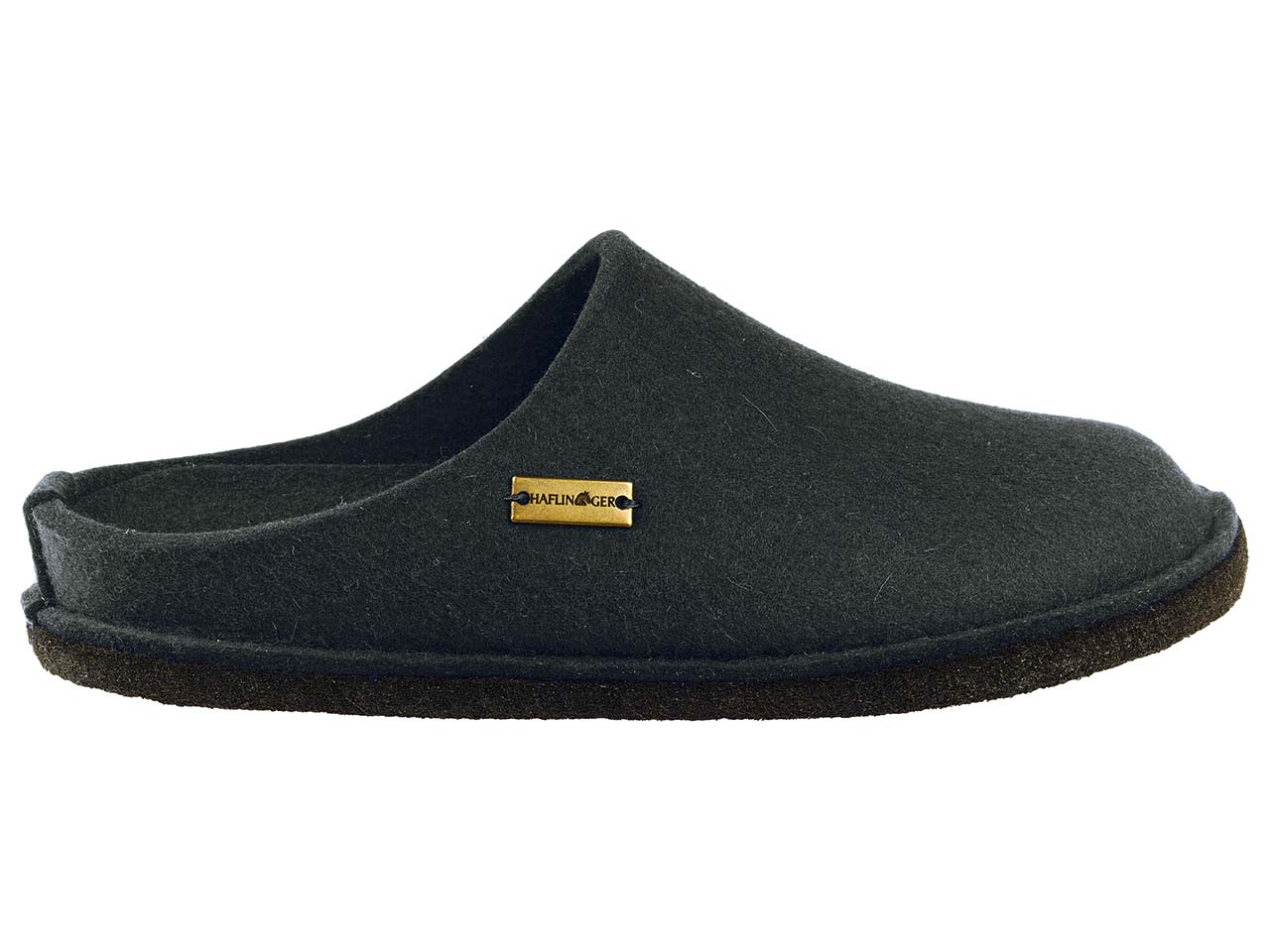 Haflinger Hausschuhe "Flair Soft" graphit, Gr. 40