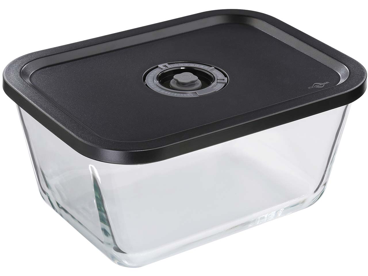 Vakuumbox XL "EASYFRESH" mit einstellbarer Datumsanzeige im Deckel, 24 x 18 x 11,5 cm