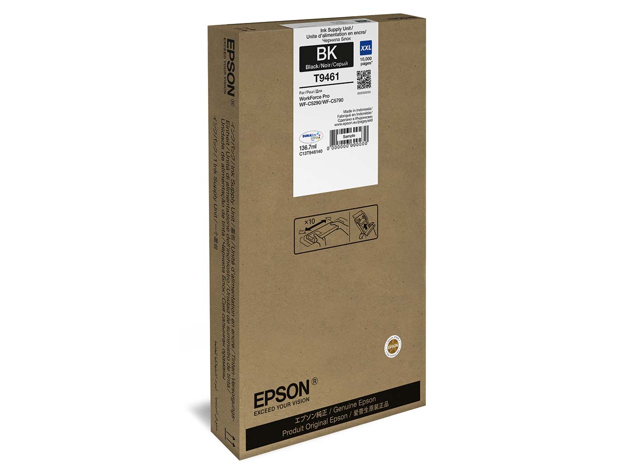 Epson Tintenpatrone T9461 XXL schwarz