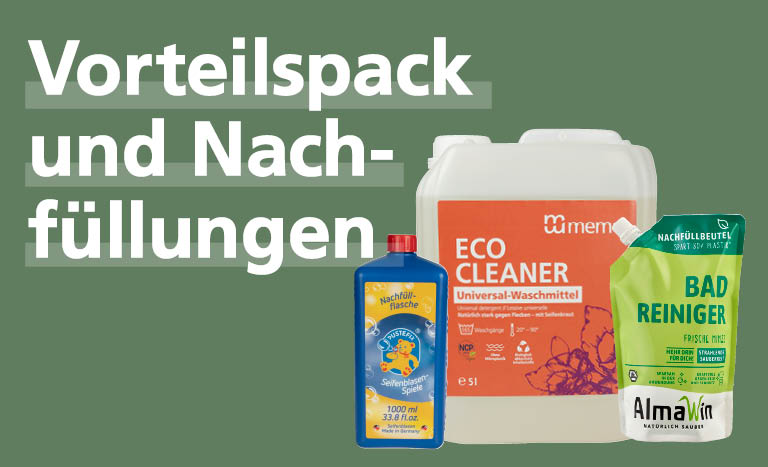 Vorteilspack und Nachfüllungen