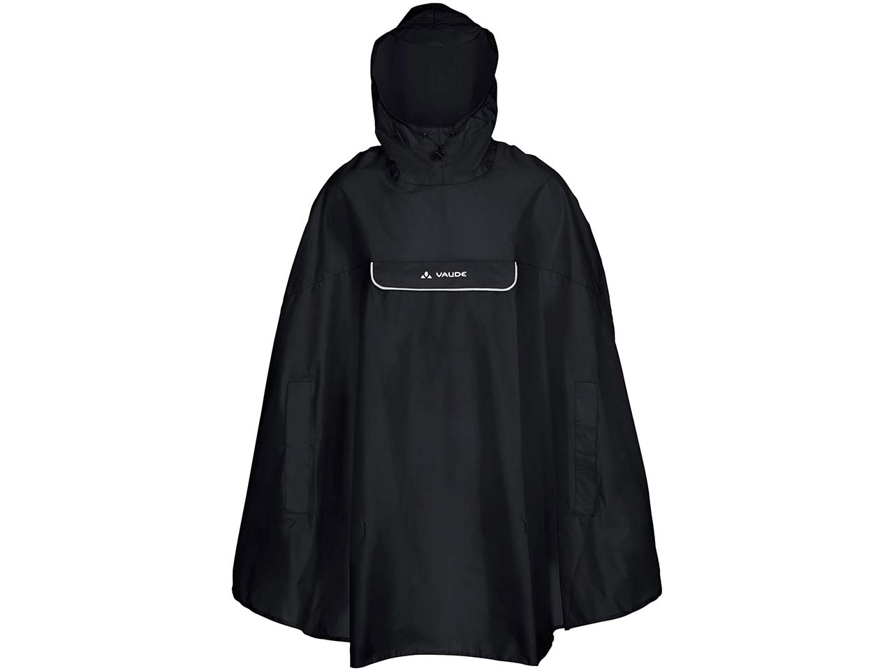 VAUDE Valdipino Regenponcho Rad-Poncho, wasserdicht – Black – Gr. XL