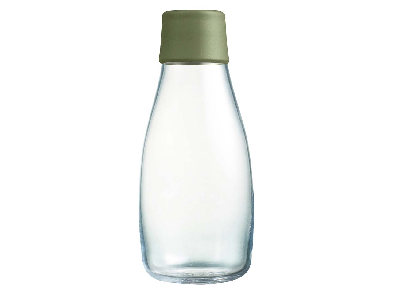 retap Trinkflasche 0,3 l aus Glas army green