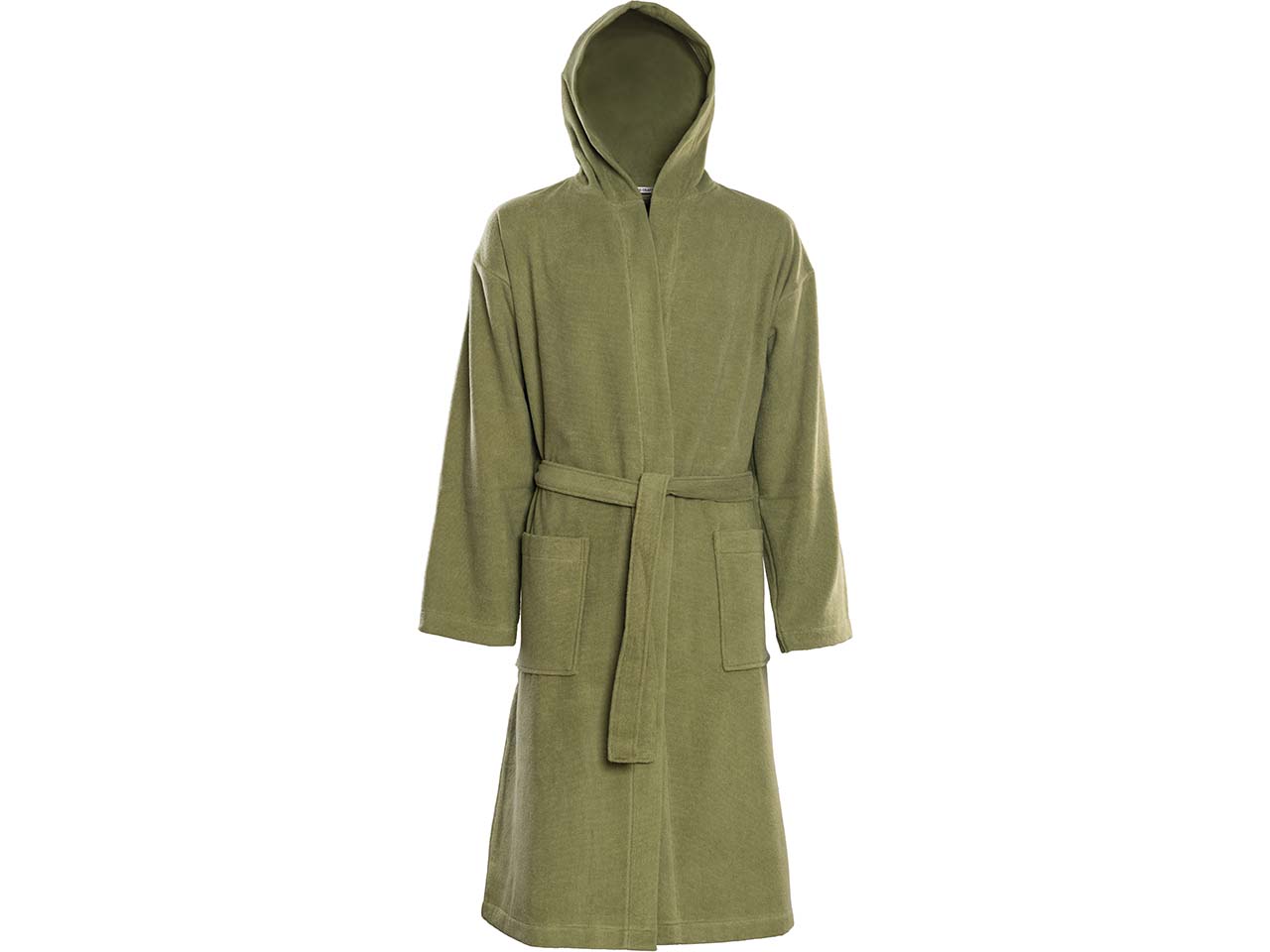 Living Crafts Bio-Bademantel "ORLANDO" khaki, Gr. L/XL