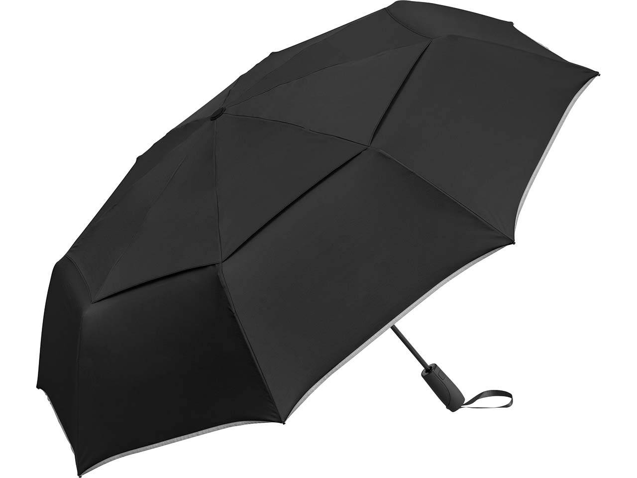 FARE Oversize-Taschenschirm AOC "Magic Windfighter 2.0" mit Doppelautomatik, schwarz wS