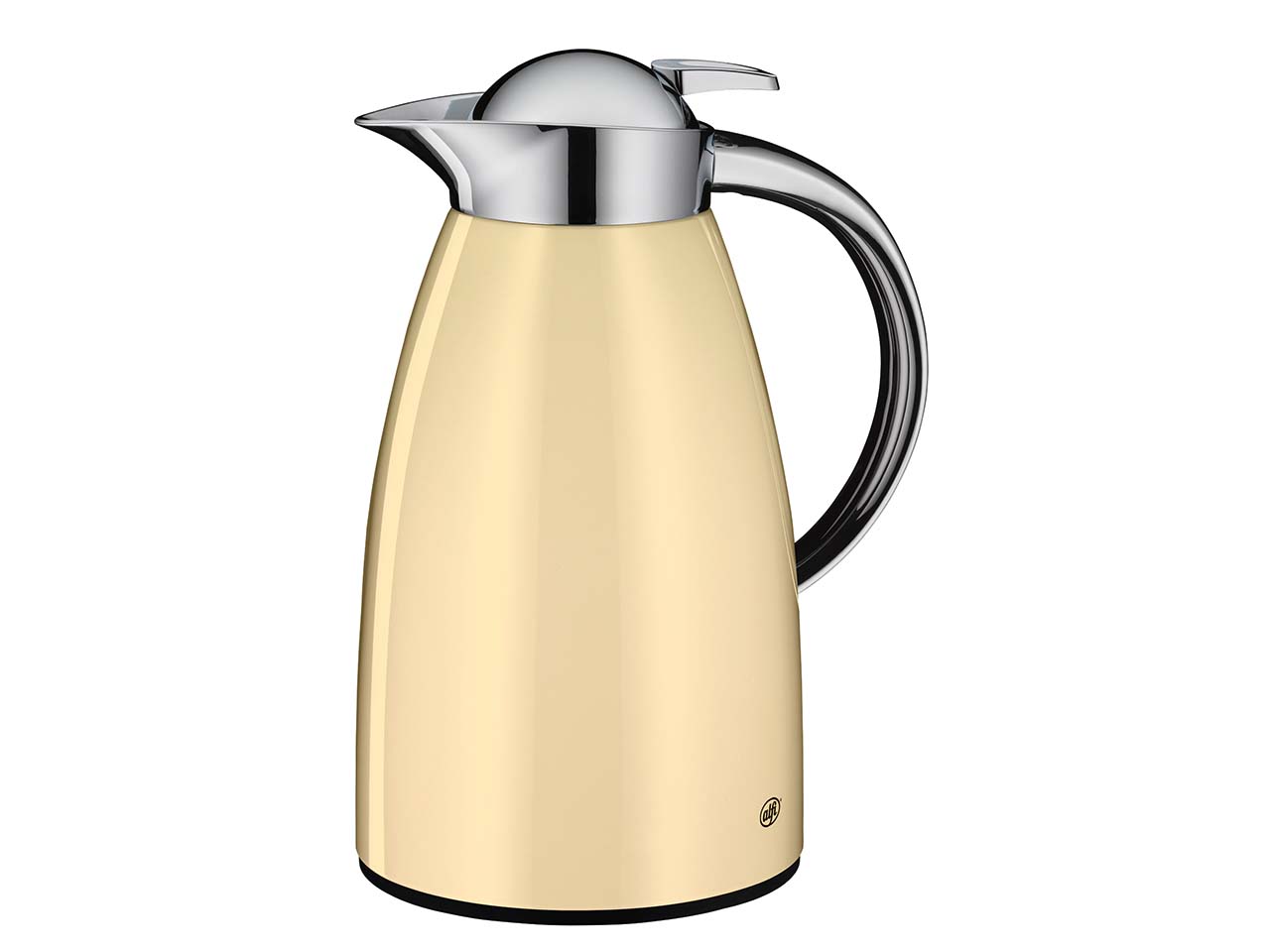 alfi Isolierkanne "SIGNO", Drehverschluss mit Druckknopf, 1 l, lemon ice polished