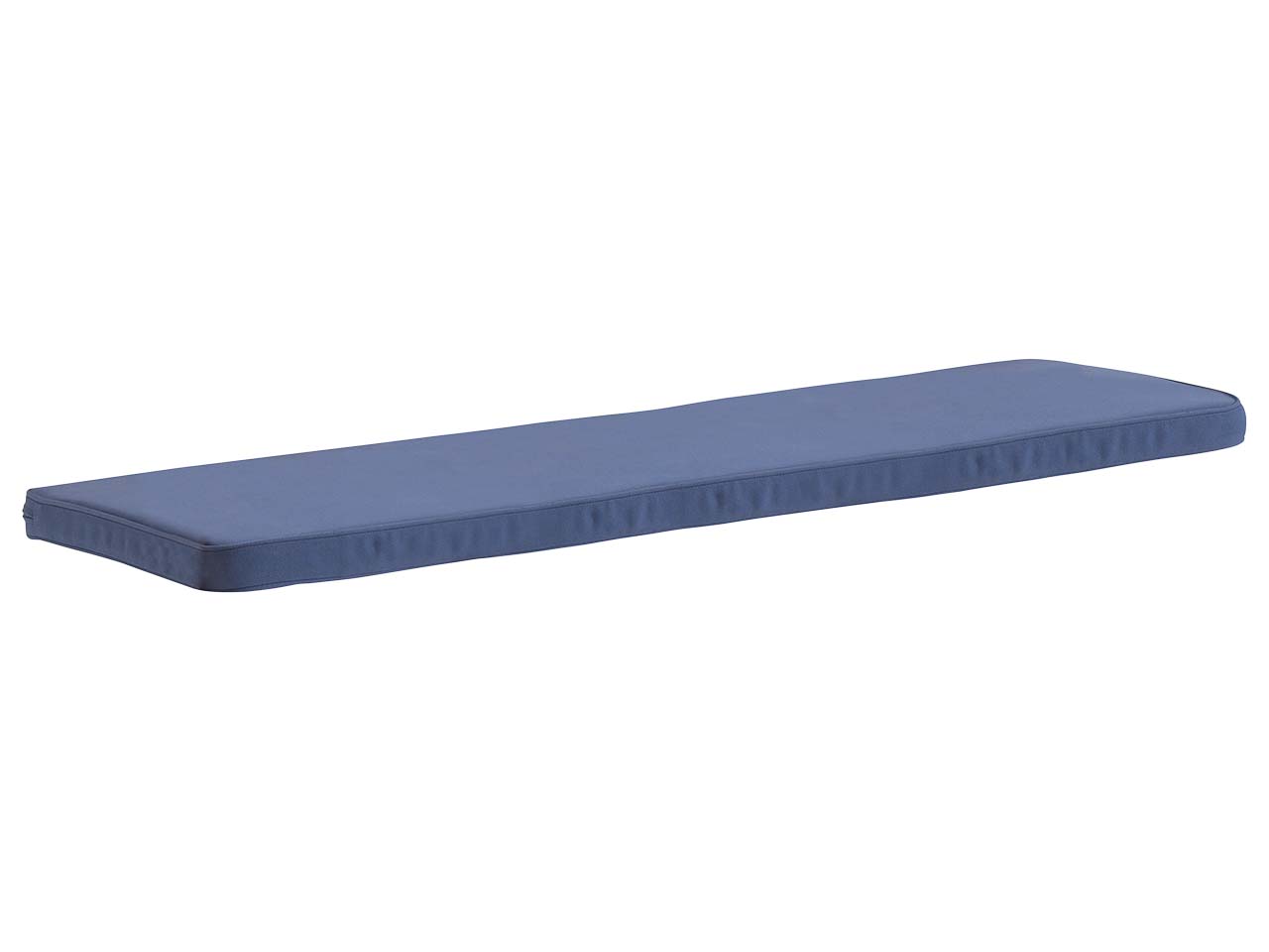 Auflage für Gartenbank 'Cansa' 150 x 50 x 6 cm, Bezug aus Polyester, blau