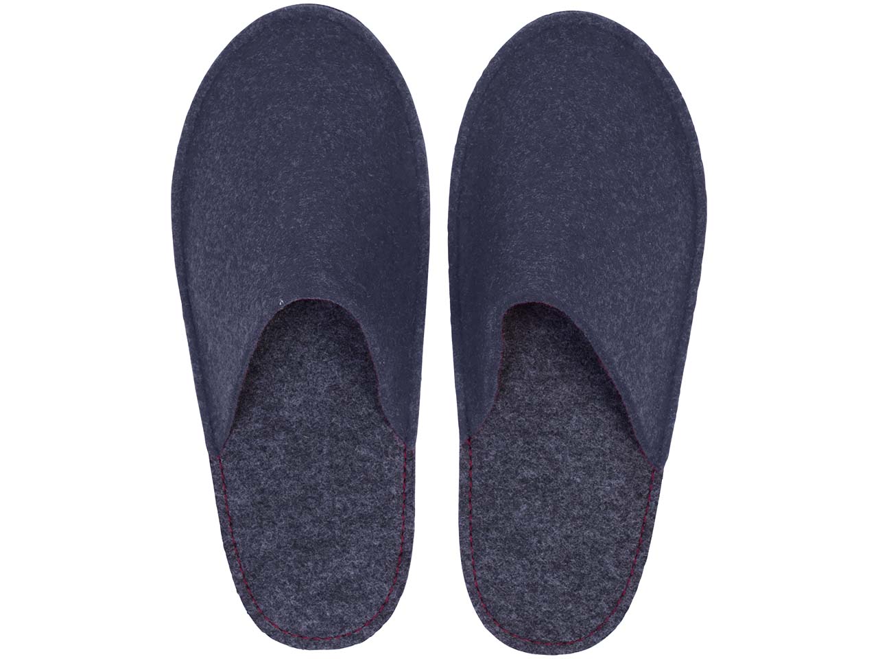 Hausschuhe 'Pantoffel HELD' aus recycling PET, anthrazit, Gr. 38/39