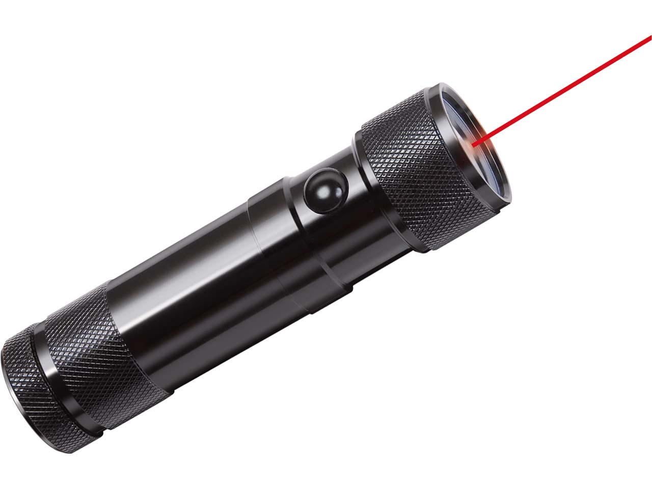 brennenstuhl LED-Laser-Taschenlampe mit 8 LEDs, 45 lm, schwarz