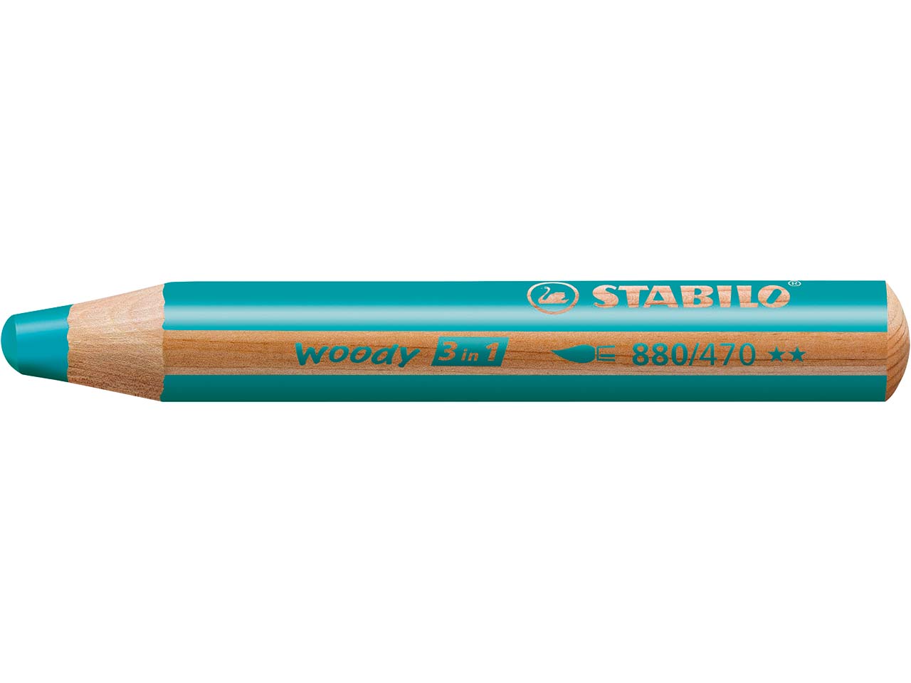 STABILO Multitalent-Stift 'woody' türkis