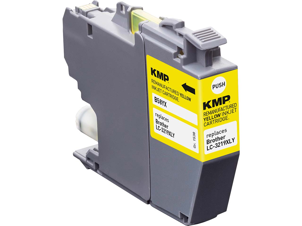 KMP Tintenpatrone ersetzt Brother LC-3219XLY gelb