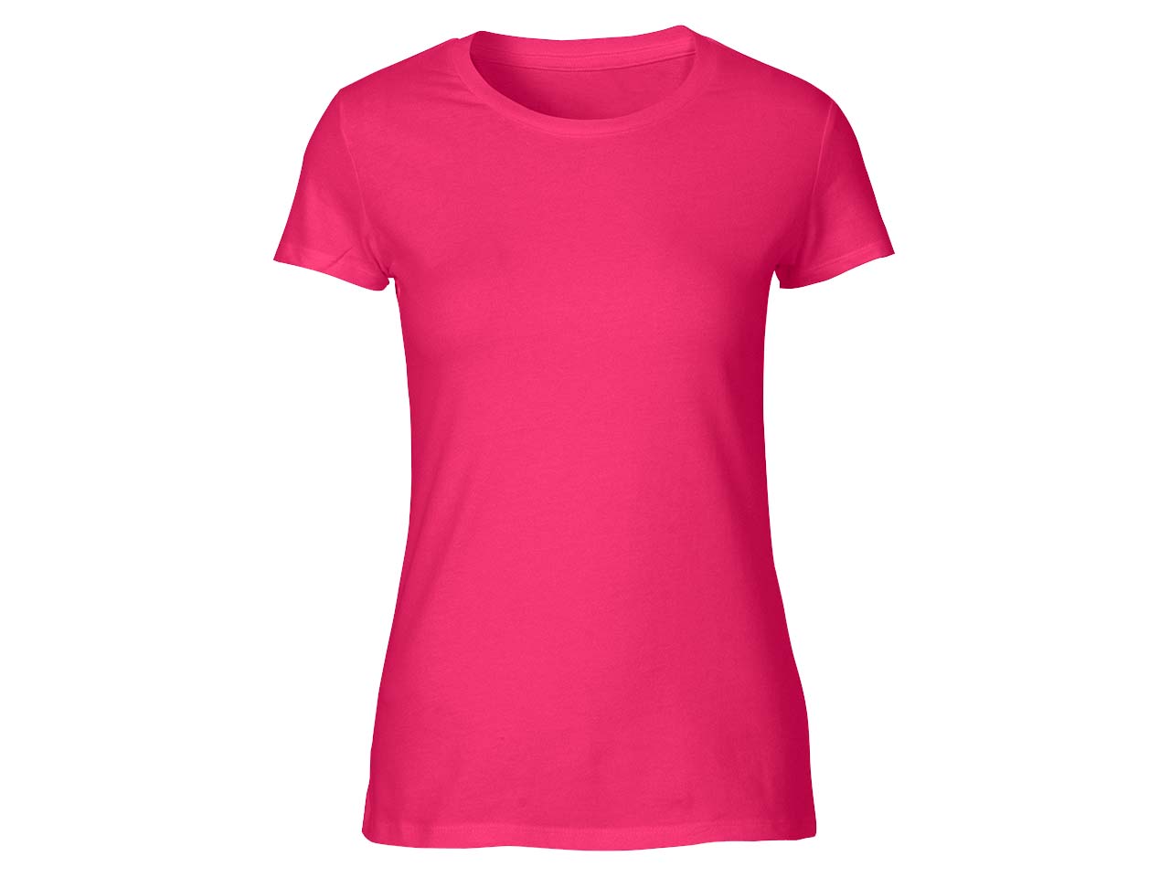 Neutral Bio-Damen-T-Shirt mit Rundhalsausschnitt pink, Gr. S