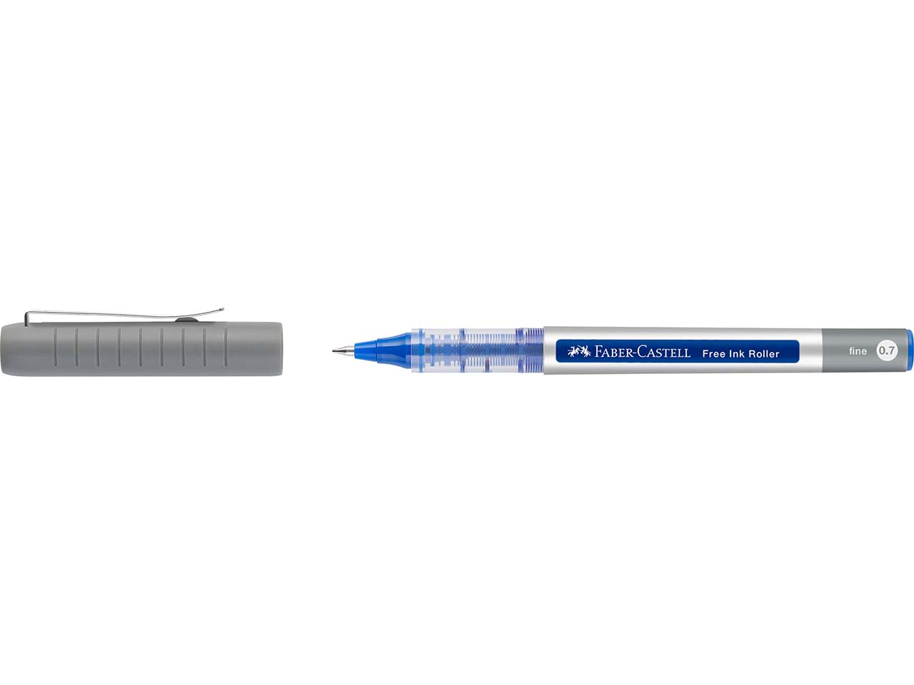 Faber-Castell Tintenroller "Free Ink" 0.7, blau