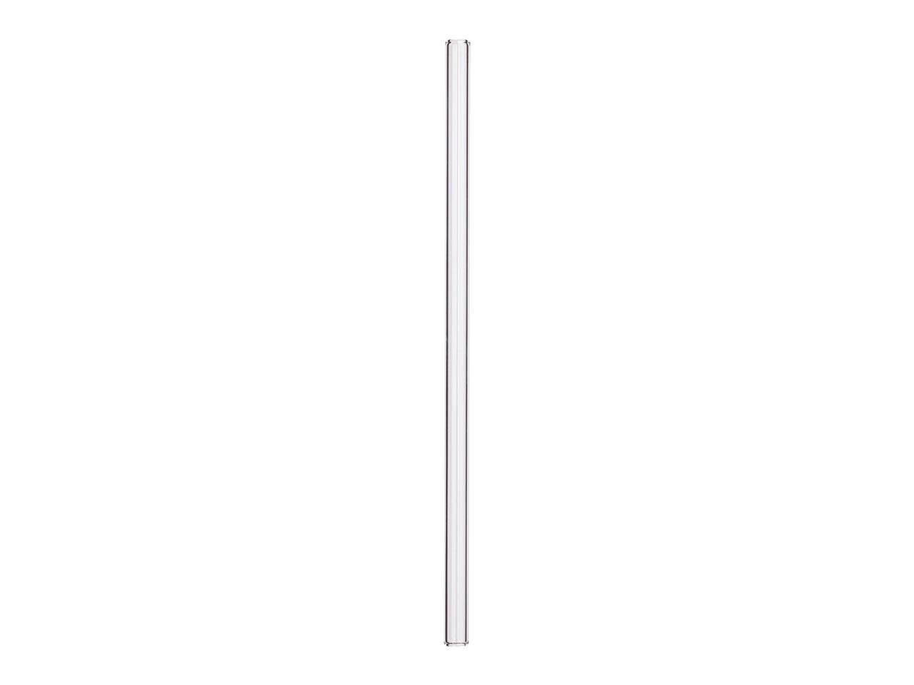 10 Trinkhalme aus Glas Ø 8 x 200 mm mit Bürste