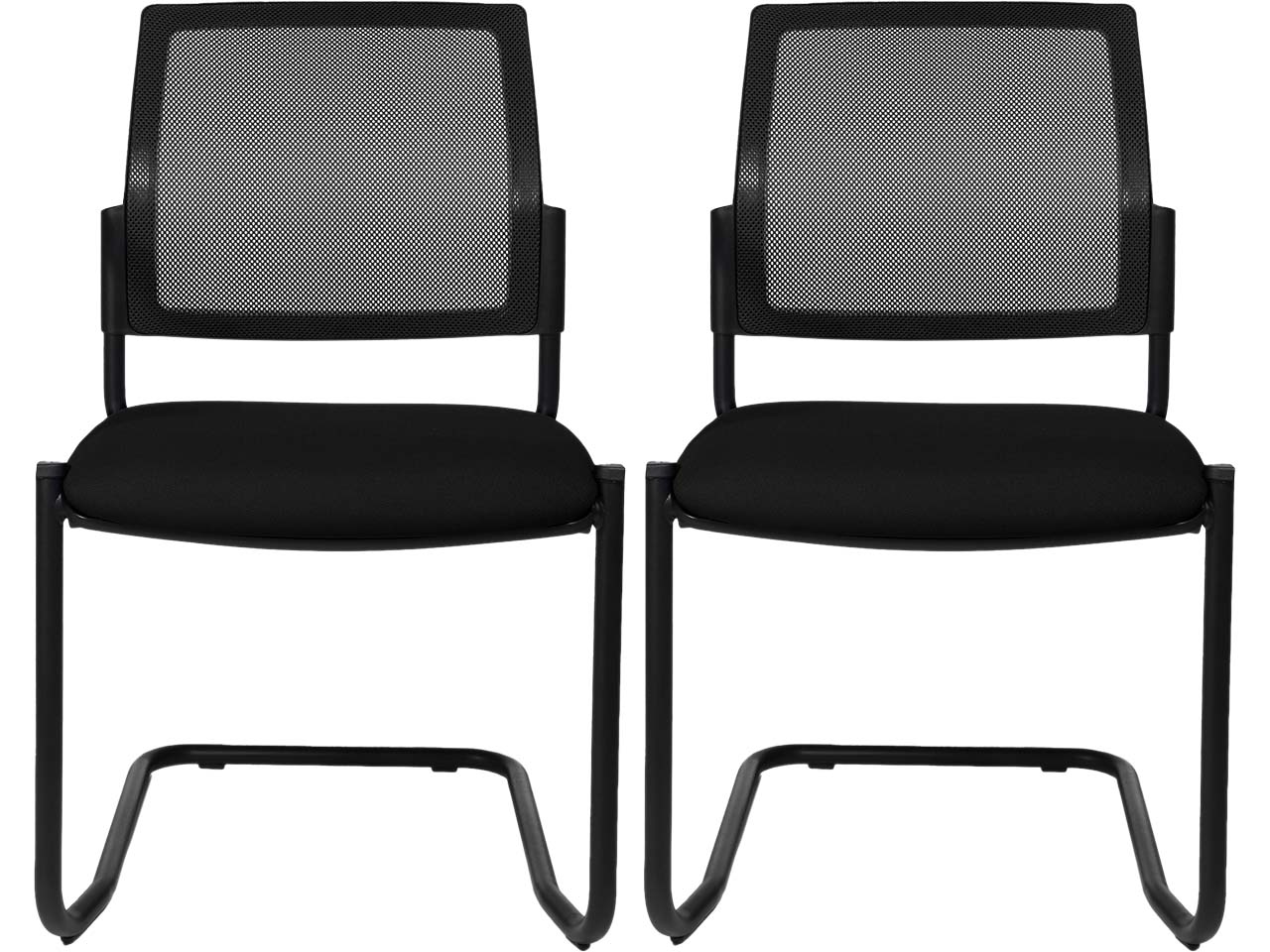 Topstar Freischwinger "BtoB 20" Netzrücken schwarz, 2 Stk.