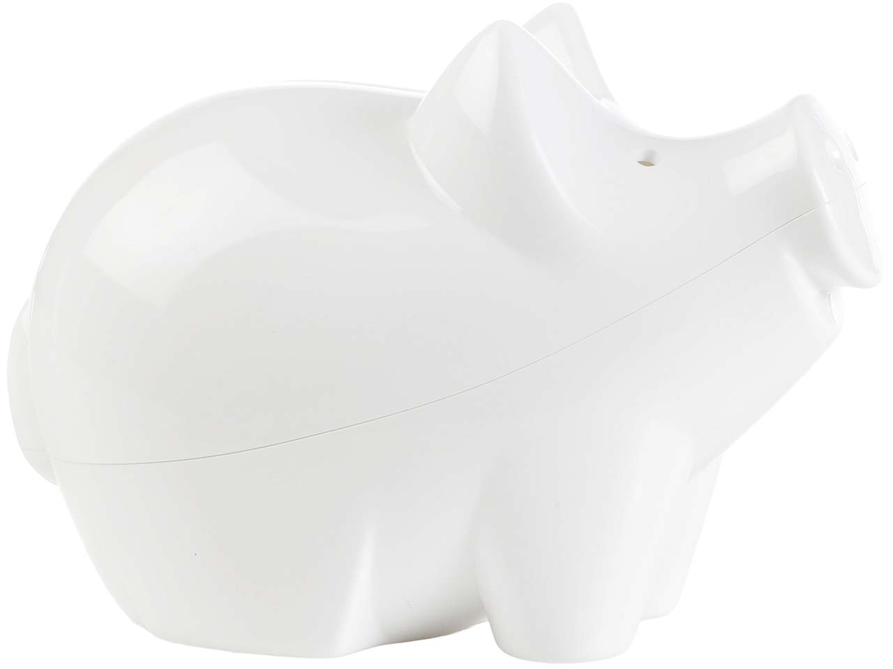 Sparschwein "Cutie" inkl. 1-farbig seitlichem Aufdruck, weiß Vollton