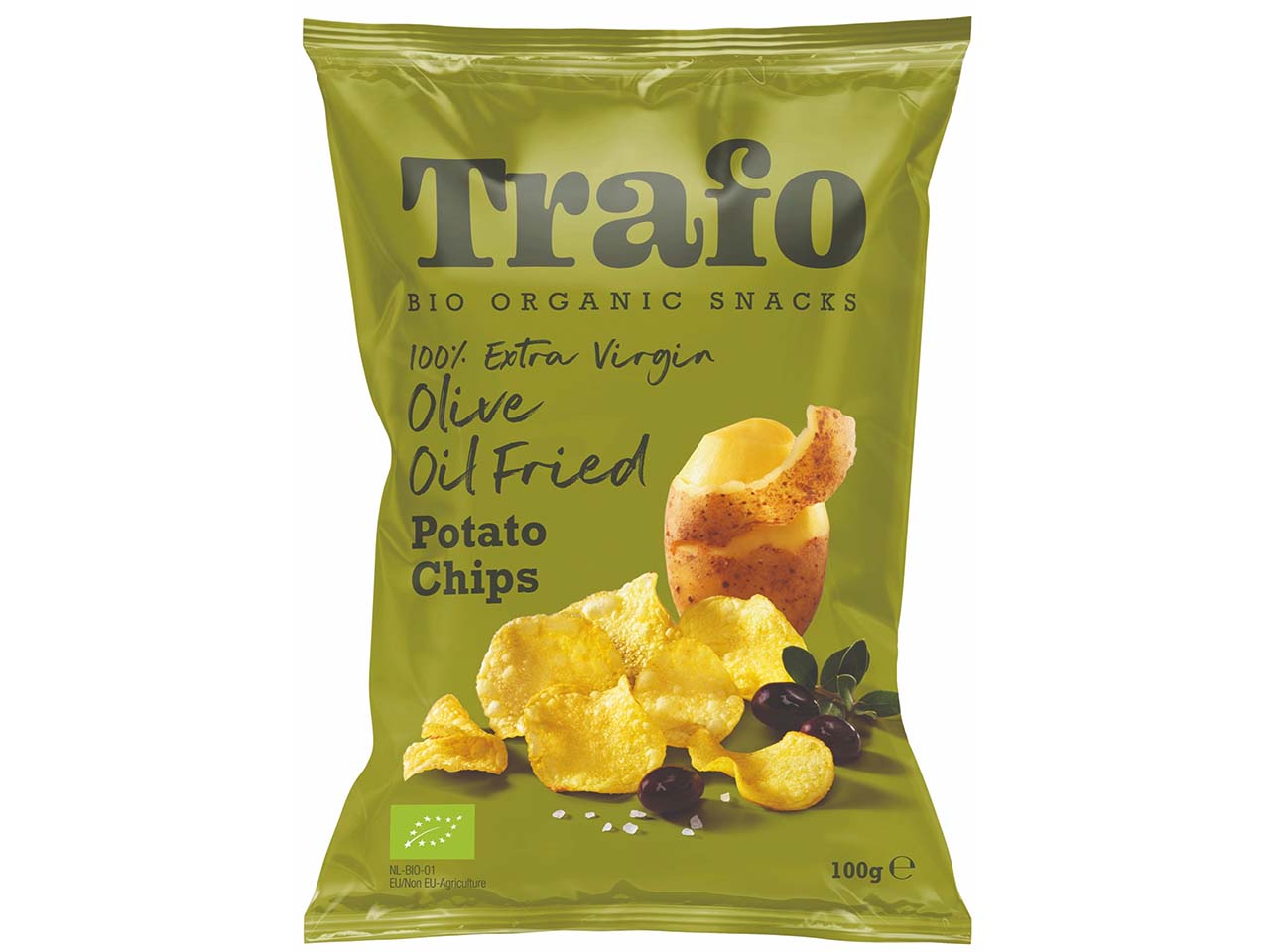 Trafo Bio-Kartoffelchips "Olivenöl" 100 g