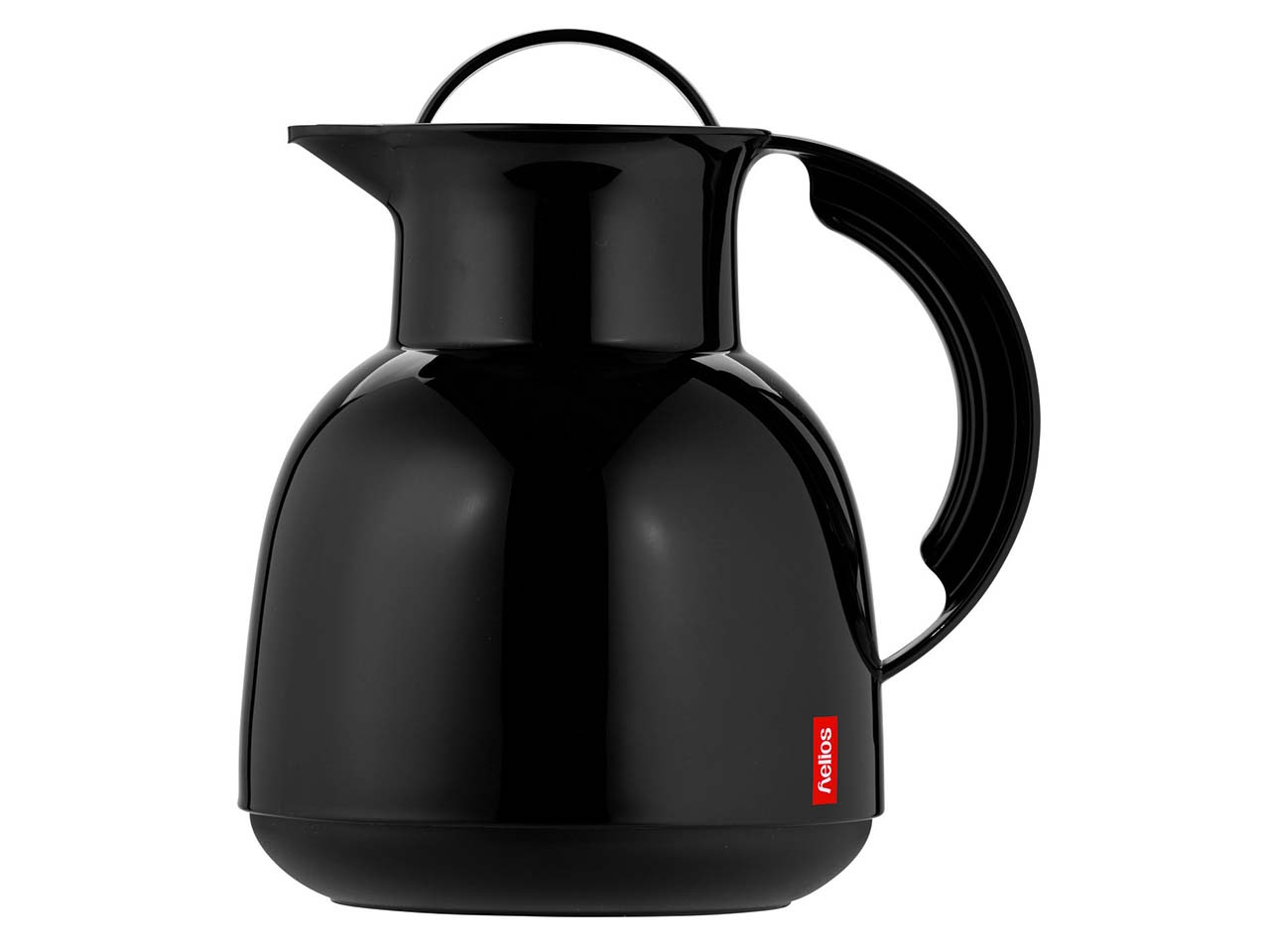 helios Isolierkanne "Renature" aus 98 % Recyclingkunststoff, 1 l, schwarz
