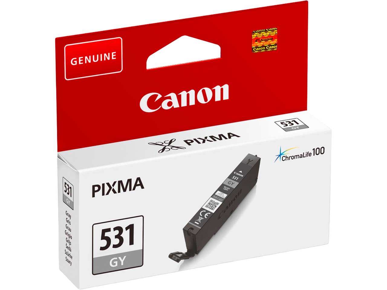 Canon Tintenpatronen CLI-531GY grau
