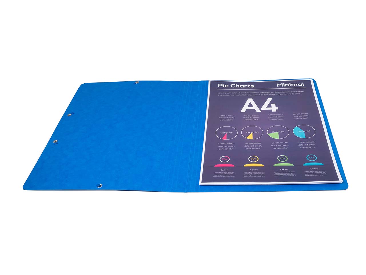 20 Exacompta Eckspannmappen "Scotten" aus Colorspan, 600 g/m²,DIN A4,ohne Klappen,sortiert