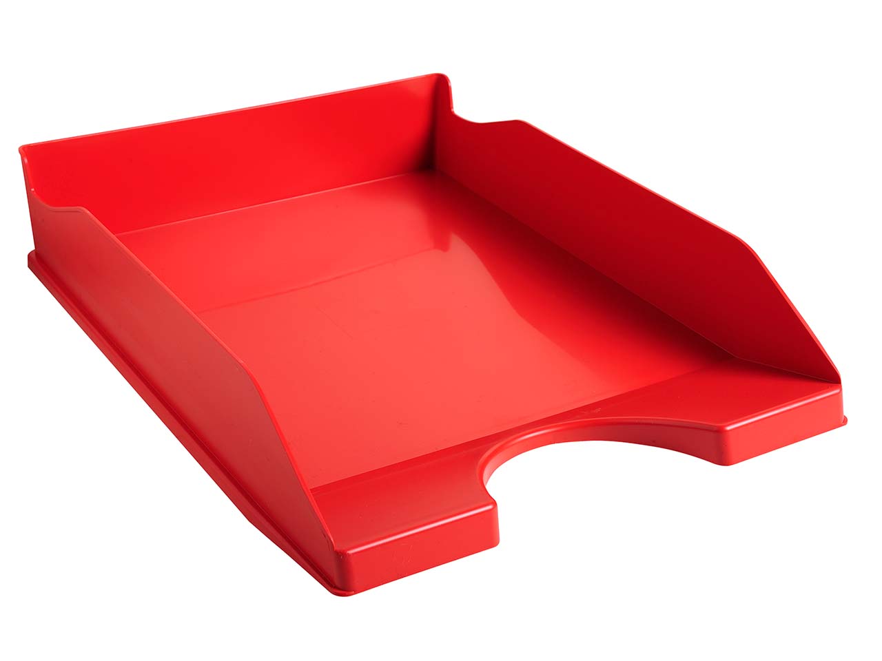 10 Exacompta Briefablagen Ecotray "Office", DIN A4+, rot, für je 500 Blatt