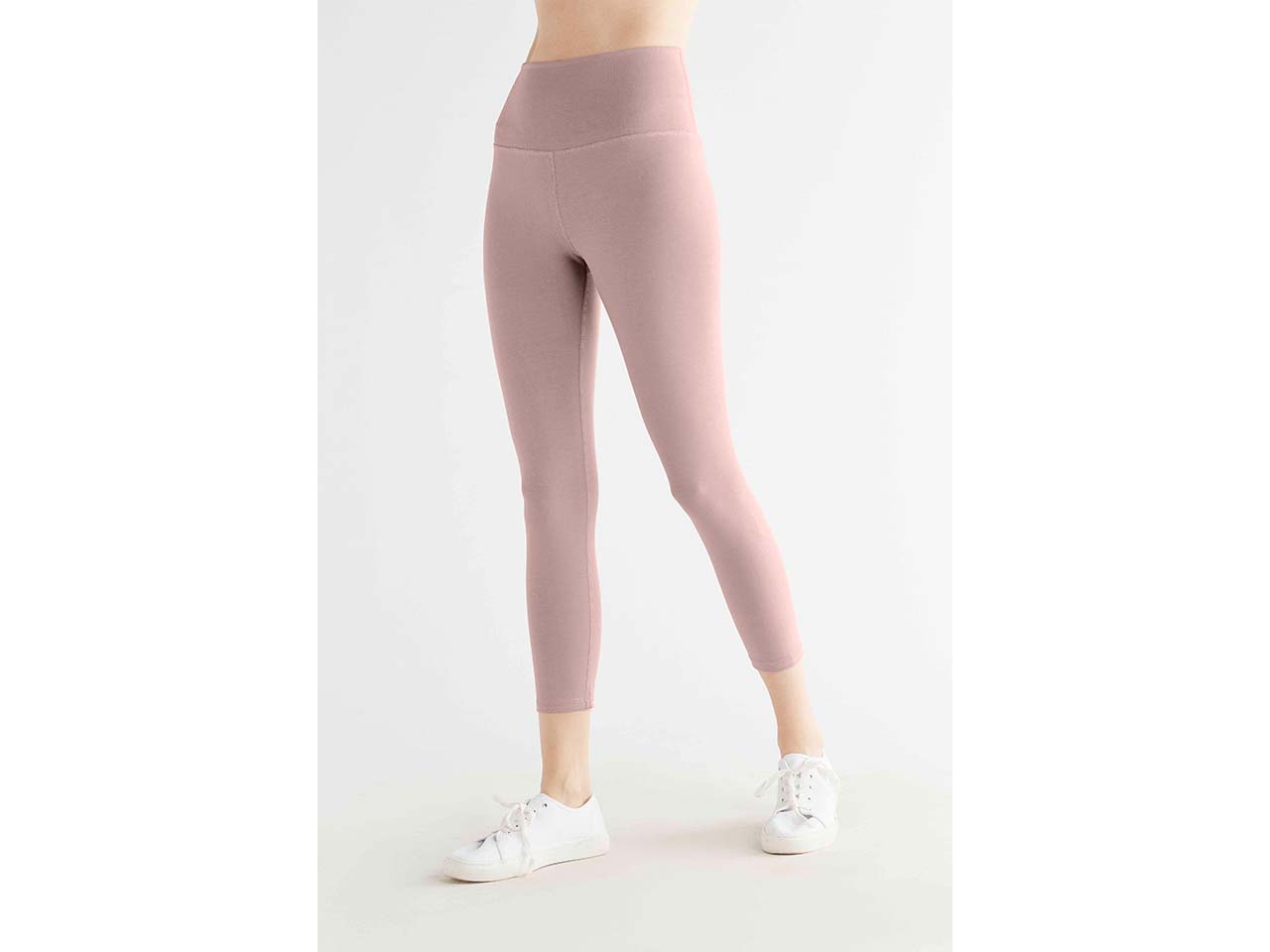 TRUE NORTH Bio-Damen-Yoga-7/8-Leggings, rose, Gr. XS