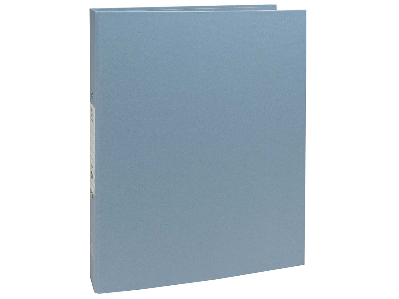 10 Exacompta Ringbücher "Autentik", Hardcover, DIN A4, 2 Ringe, blaugrau